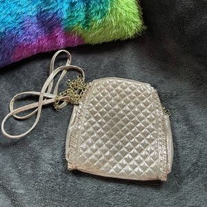 No Boundaries Gold Small Crossbody Clutch Purse